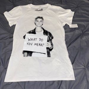 Justin Bieber White T-Shirt